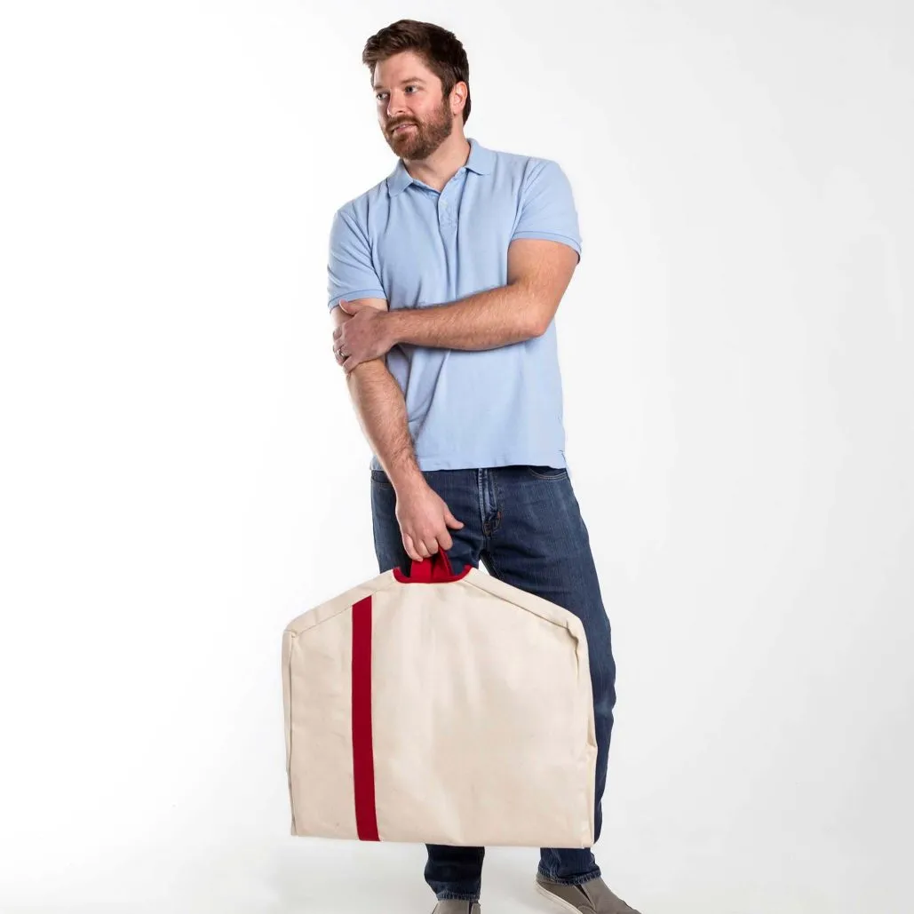 Personalized Embroidered Canvas Garment Bag