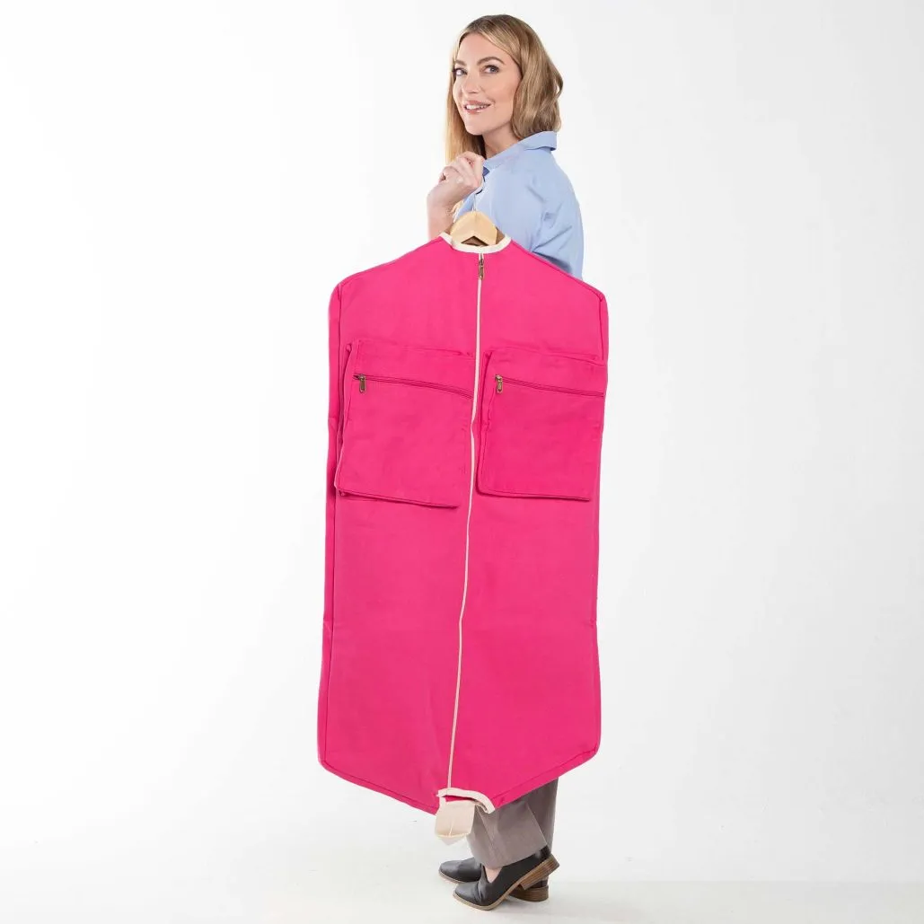 Personalized Embroidered Canvas Garment Bag