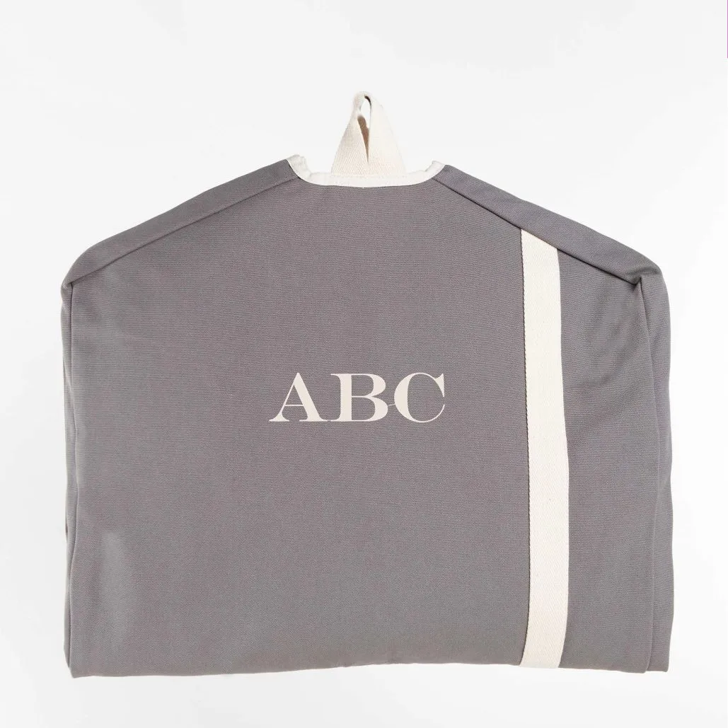 Personalized Embroidered Canvas Garment Bag