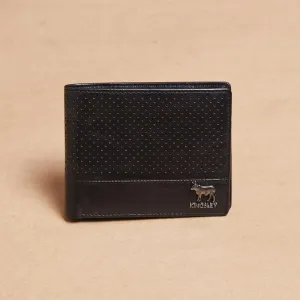 Pin Punched Metal Trim Wallet Mamba