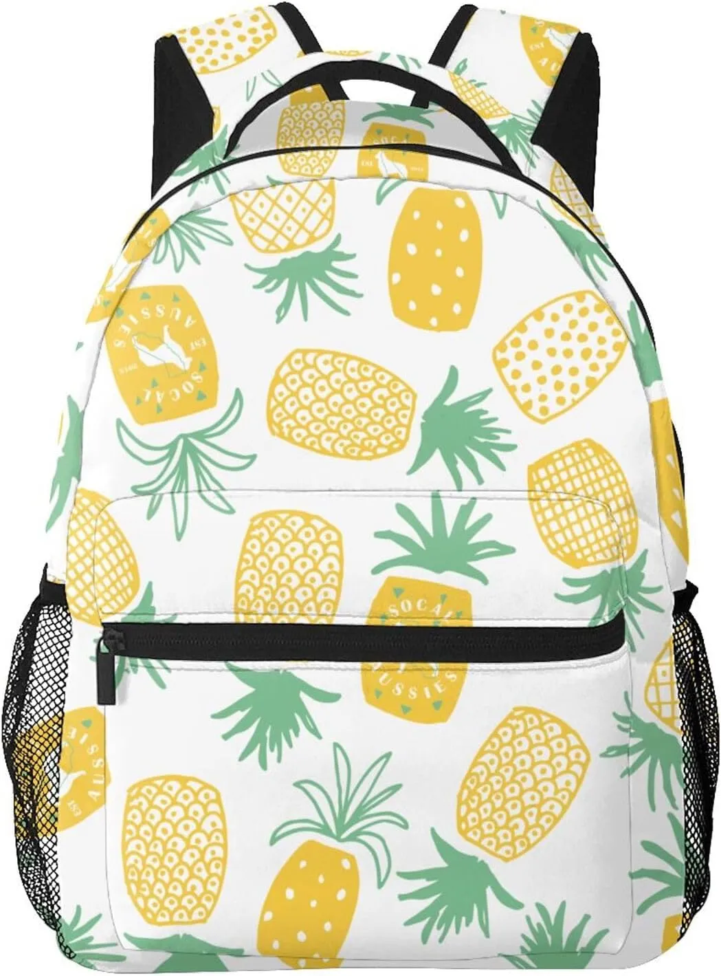 Pineapple Backpack Laptop Backpack Sports Travel Shoulder bag Light casual backpack