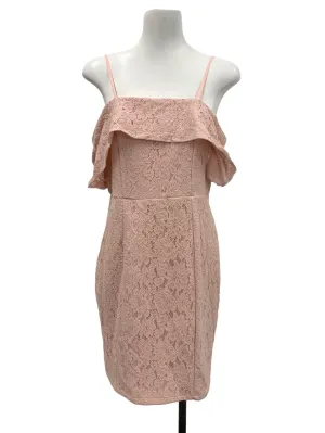 Pink Cold Shoulder Dress