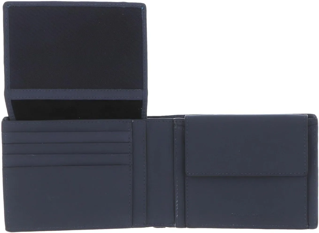 PIQUADRO PQJ RFID wallet leather 12.5 cm, blue, One size