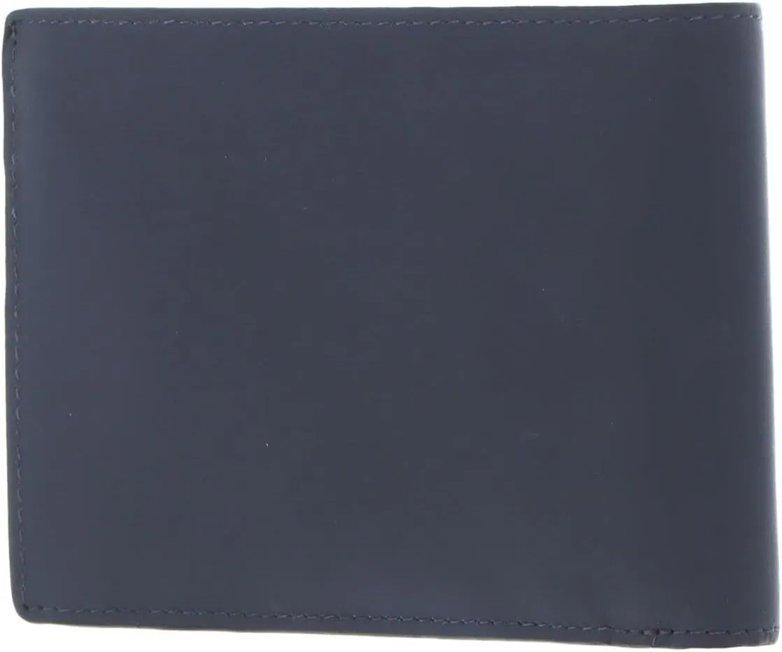PIQUADRO PQJ RFID wallet leather 12.5 cm, blue, One size