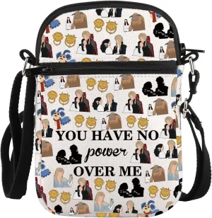 PLITI Worm Movie Inspired Gift Worm Lover Gift You Have No Power Over Me Worm Crossbody Bag For Women
