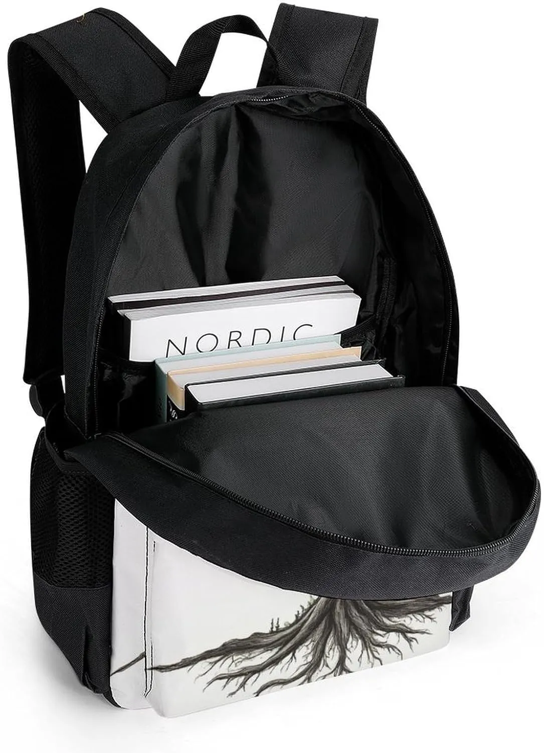 Polyester Daypack Backpack for Trekking Picnic Walking Cycling - Large Capacity Anti-Theft Multipurpose Shoulder Bag, Dna Tree Of Life Casual Daypack