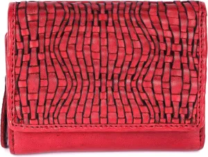 Premium Genuine Leather Women's Wallet: RFID Blocking, Multiple Card Slots, Zipper Pocket - Stylish & Durable - Perfect for Everyday Use (VL-408-Red)
