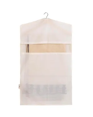 Pure Cotton Garment Bags, Ideal for Jackets, Suits, Tops, Sarees, Blouses, Dresses; Travel Bags; Garment Covers - Pack of 3 (Medium (22"x36"))