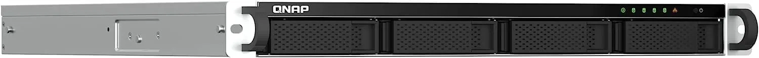 QNAP TS-464U-RP-8G-US 4 Bay High-Speed Rackmount Dual-2.5GbE NAS Intel® Celeron® N5105/N5095 CPU, 8GB DDR4 Memory and 2.5GbE (2.5G/1G/100M) Network Connectivity (Diskless)