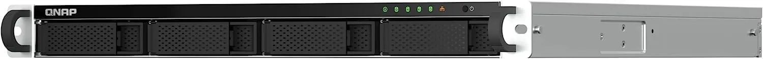 QNAP TS-464U-RP-8G-US 4 Bay High-Speed Rackmount Dual-2.5GbE NAS Intel® Celeron® N5105/N5095 CPU, 8GB DDR4 Memory and 2.5GbE (2.5G/1G/100M) Network Connectivity (Diskless)