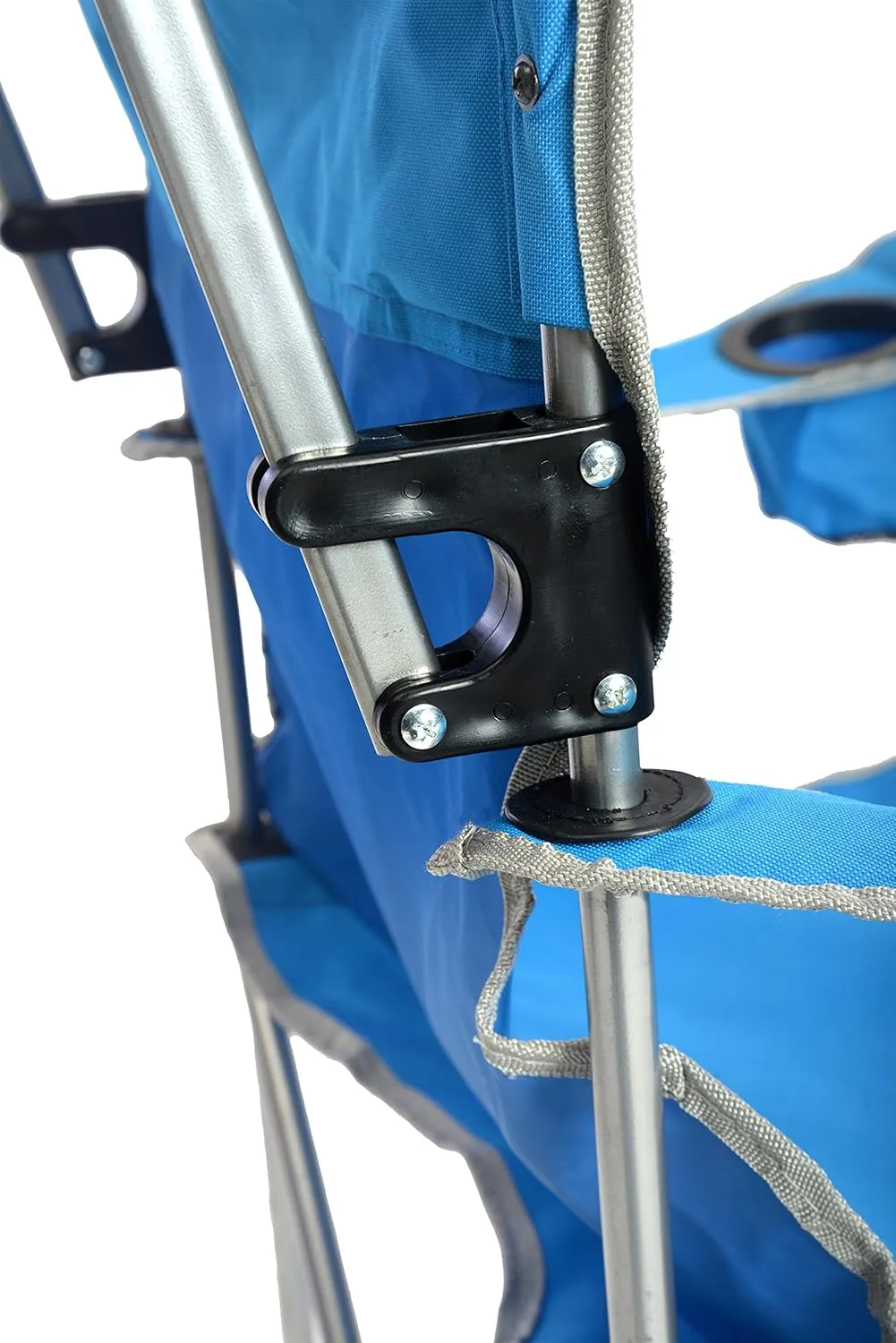 Quik Shade Full Size Shade Folding Chair for Camping, Polyester, Arm Rest|Foldable, Royal Blue, 2'L x 3'W x 4.3'H (160048DS)