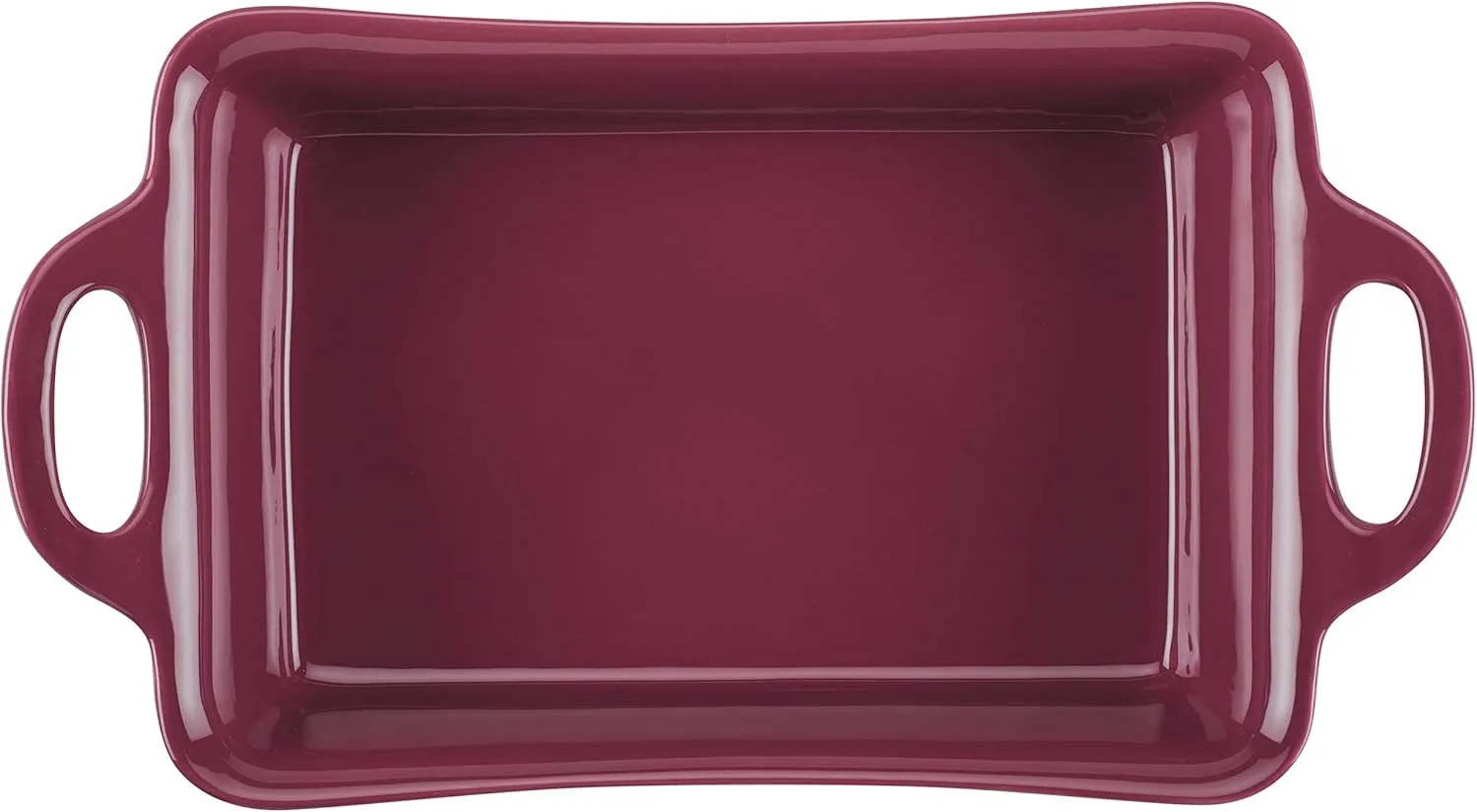 Rachael Ray 9" x 13" Rectangular Stoneware Baker, Burgundy