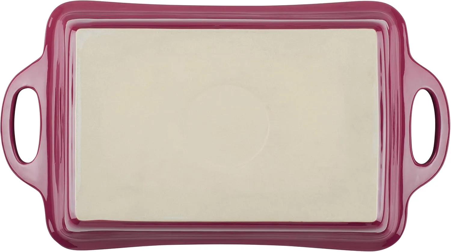 Rachael Ray 9" x 13" Rectangular Stoneware Baker, Burgundy