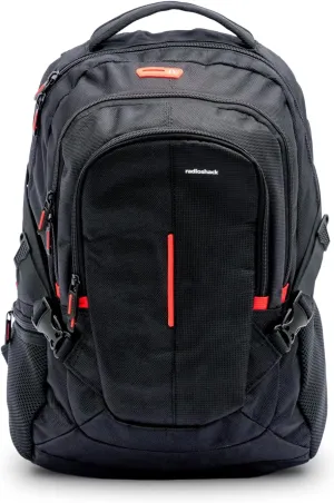 RadioShack All-Purpose 15.6" Laptop Backpack, Men's and Women's Backpack with Secure Laptop Compartment Provides Easy Organization and Transportation for Laptops up to 15.6", Tablets, and More