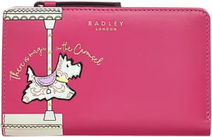 RADLEY Coulis Magic Carousel Medium Bifold Purse, Pink, Pink