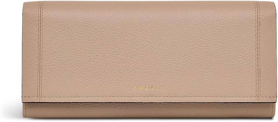 RADLEY London Provence Avenue Women's Large Leather Flapover Wallet, Silt