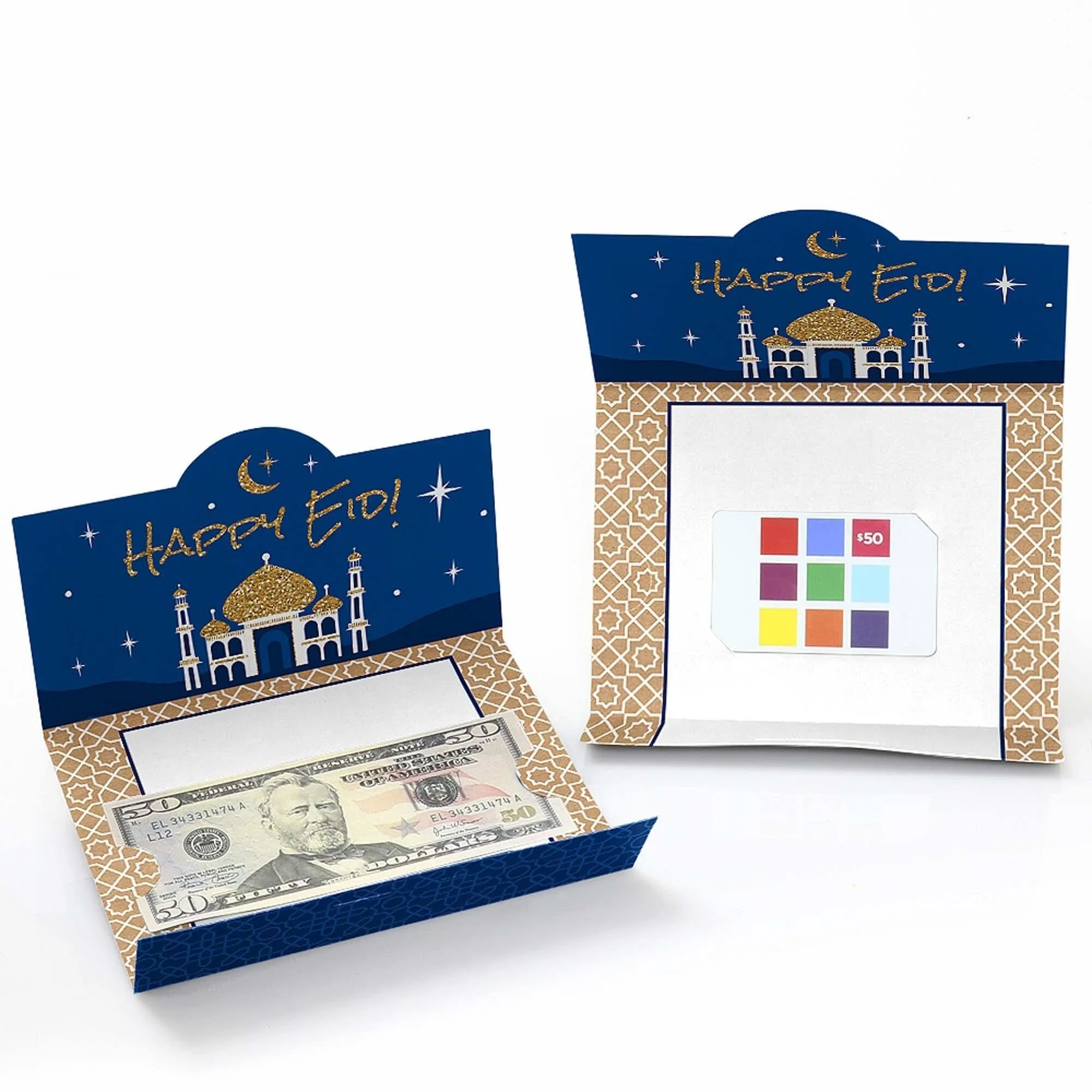 Ramadan - Eid Money And Gift Card Holders - Set of 8