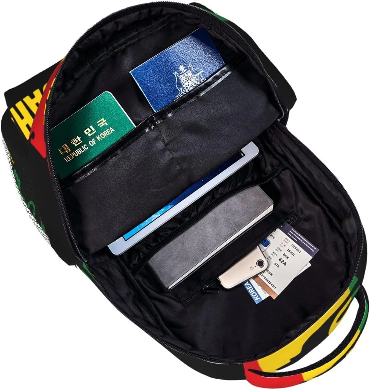 Rasta Lion Of Judah Backpack Casual Laptop Backpack Double Shoulder Bag Lightweight Backpack For Women Men Travel