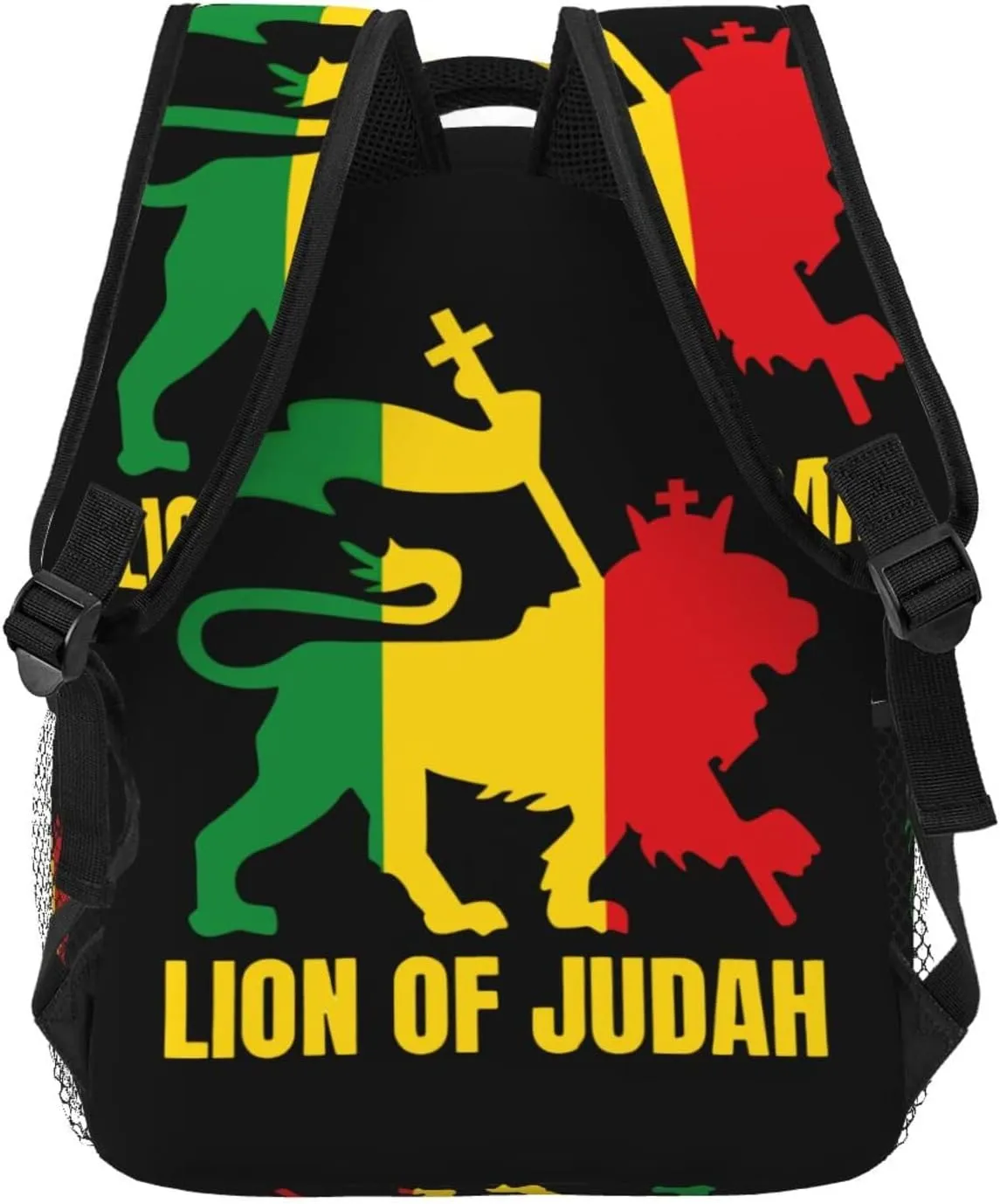 Rasta Lion Of Judah Backpack Casual Laptop Backpack Double Shoulder Bag Lightweight Backpack For Women Men Travel