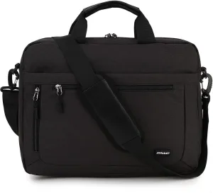 RAVUO Laptop Bag for Men, Water Resistant Shoulder Messenger Bag 15.6inch Computer Carrying Case Business Briefcase with Organizer Pocket