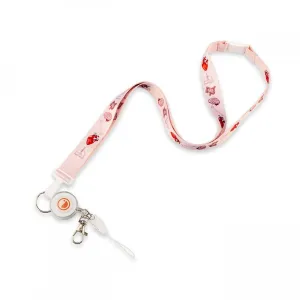 Retractable Lanyard with Carabiner & Safety Clip for ID Card, Scissors, Tweezers, Keys - Organs