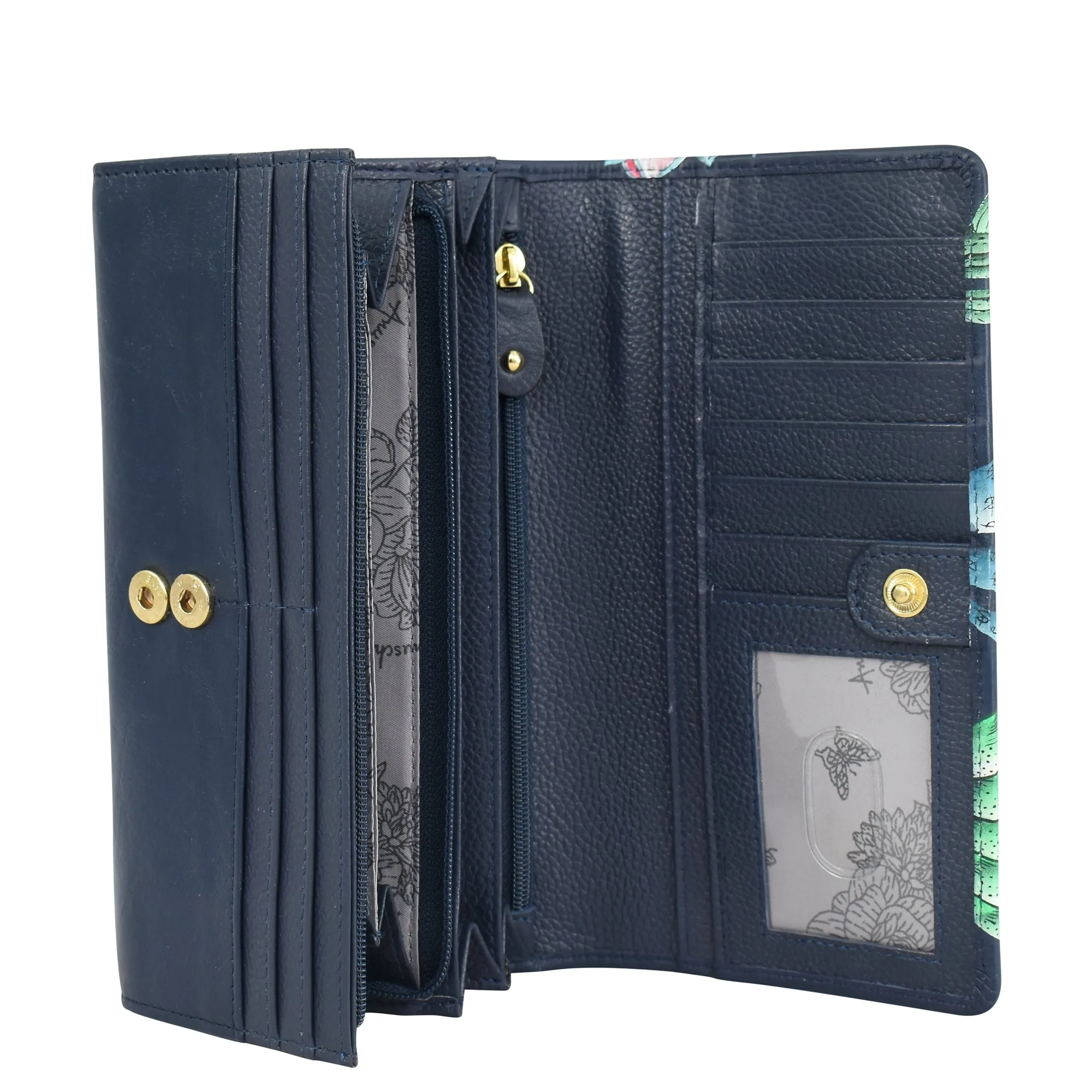 RFID Accordion Flap Wallet - 1112