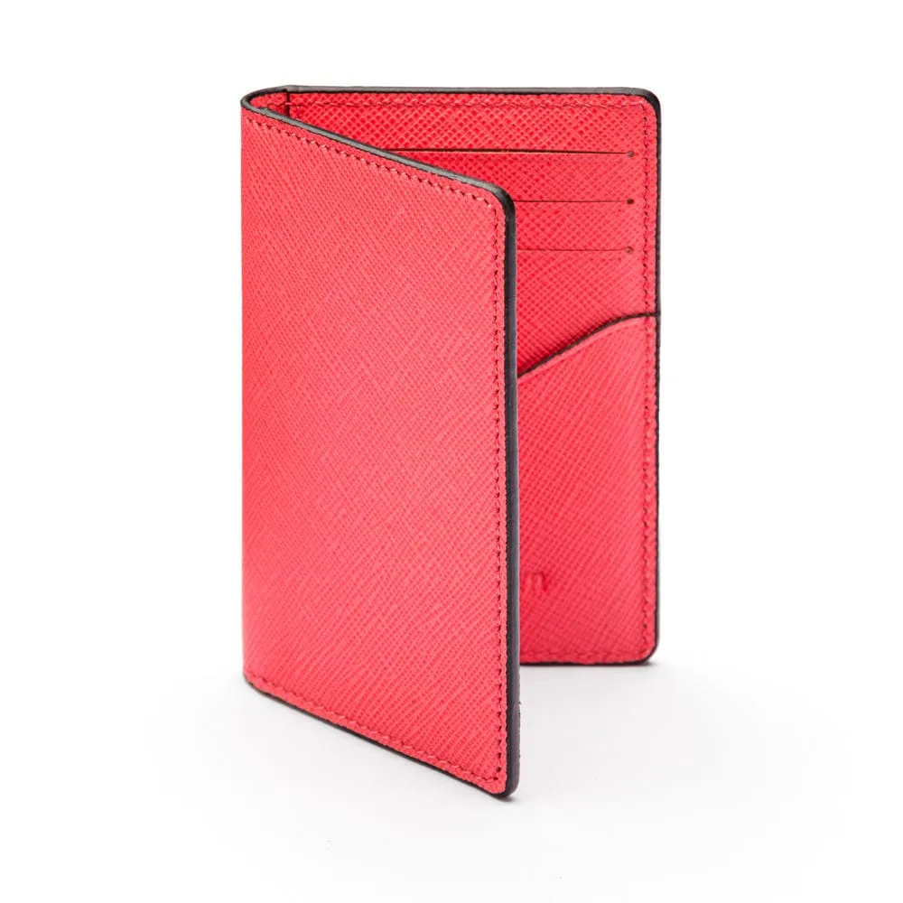 RFID Bifold Credit Card Holder - Salmon Pink