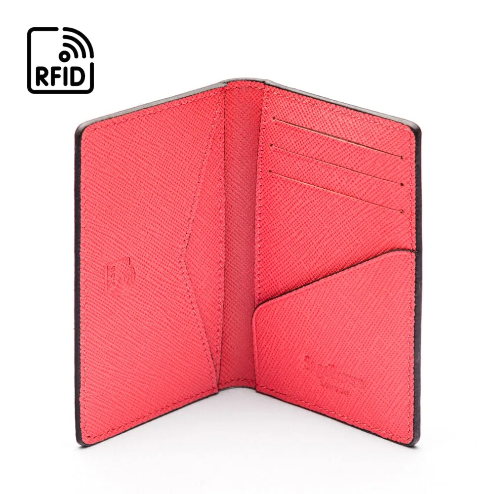 RFID Bifold Credit Card Holder - Salmon Pink