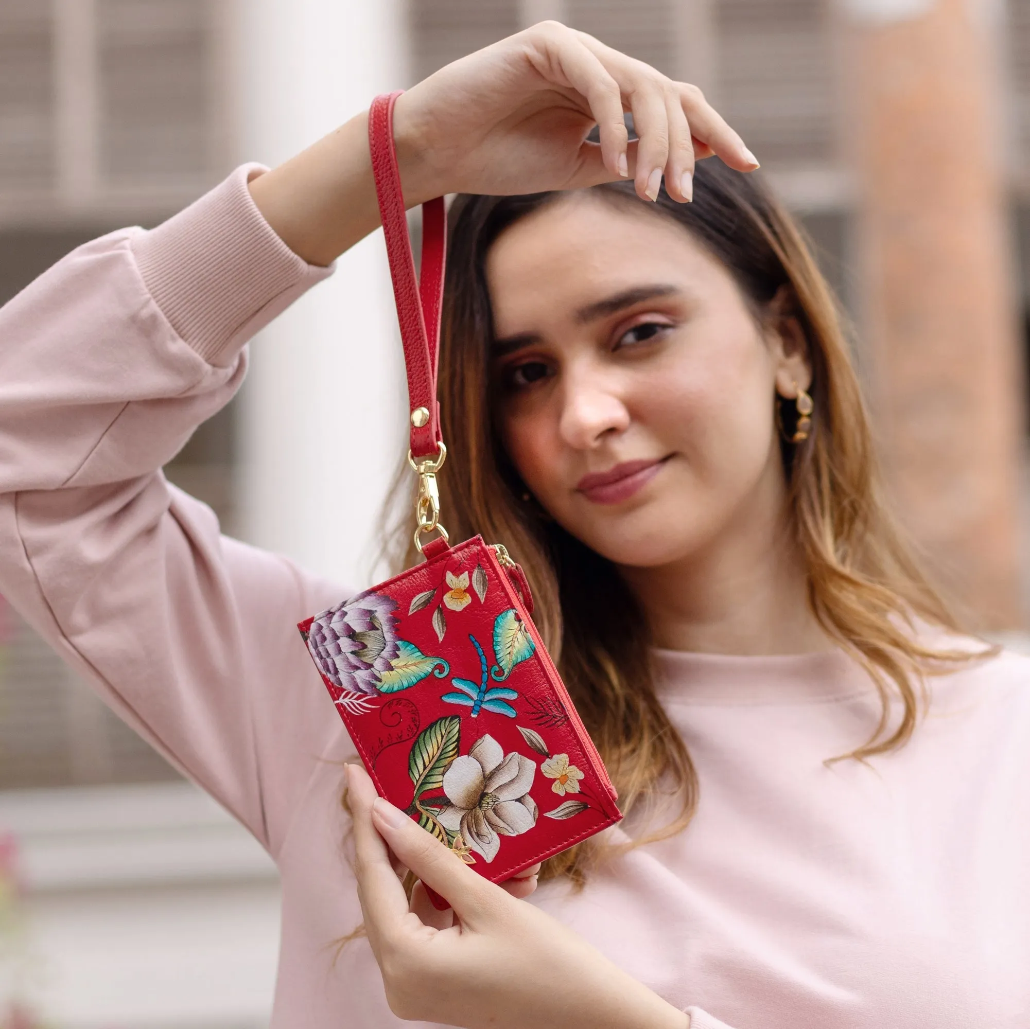 RFID Blocking Card Holder with Wristlet - 1180