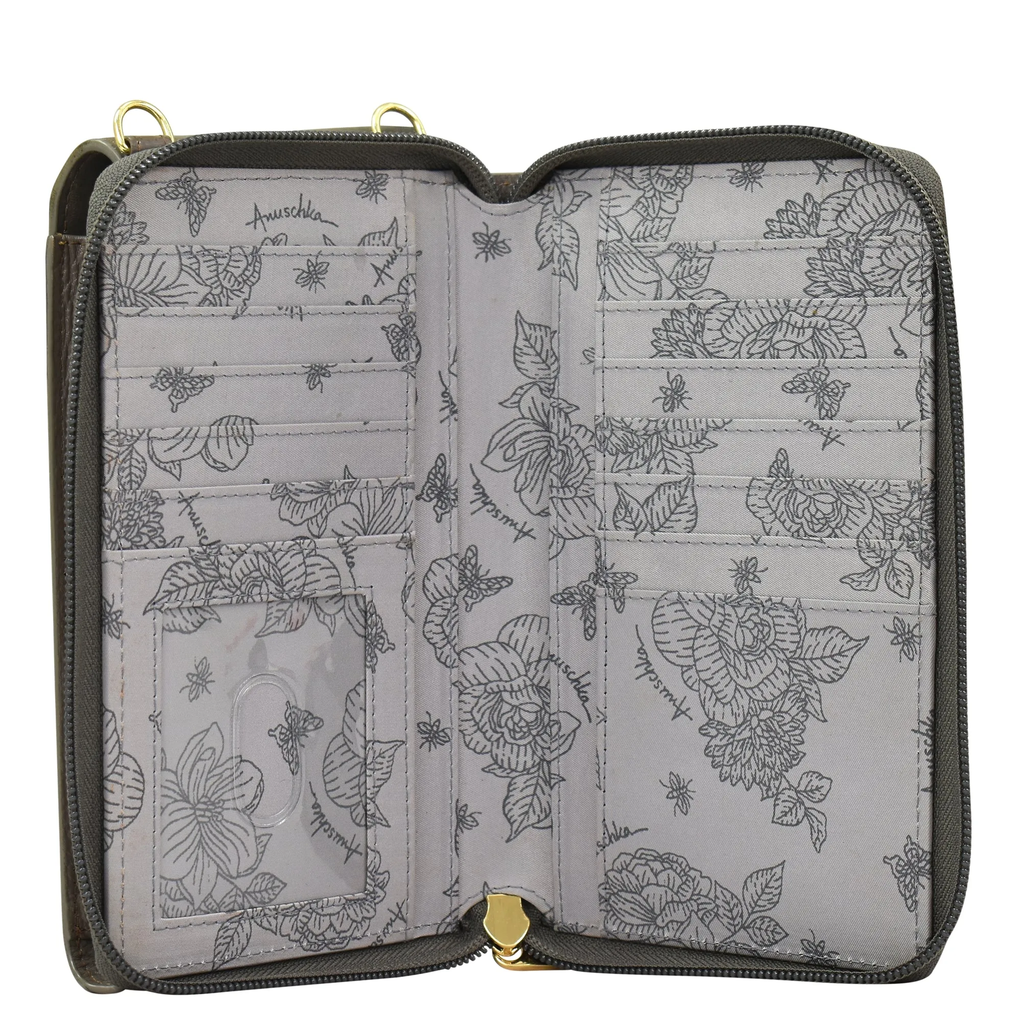 RFID Blocking Crossbody Phone Case - 1173