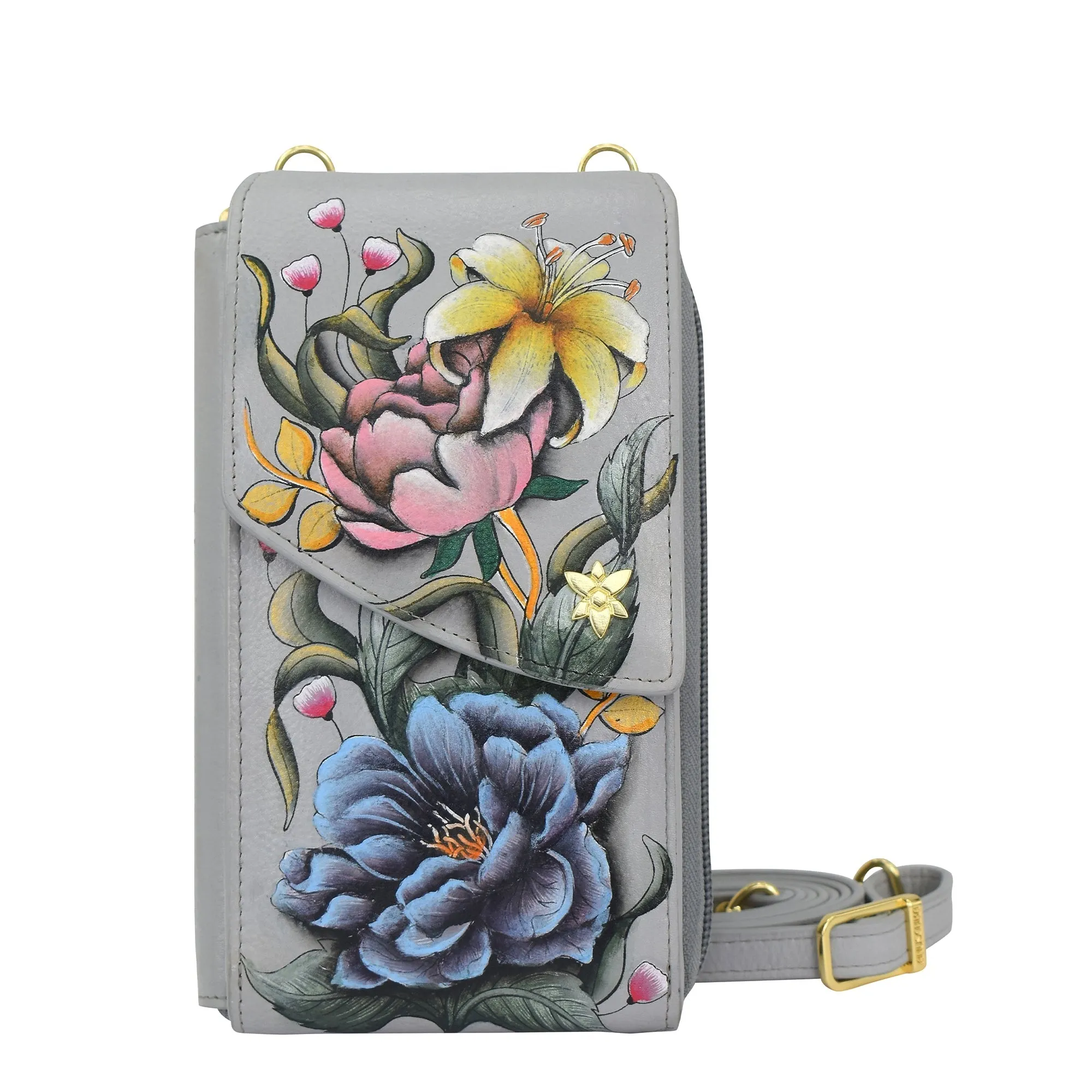 RFID Blocking Crossbody Phone Case - 1173