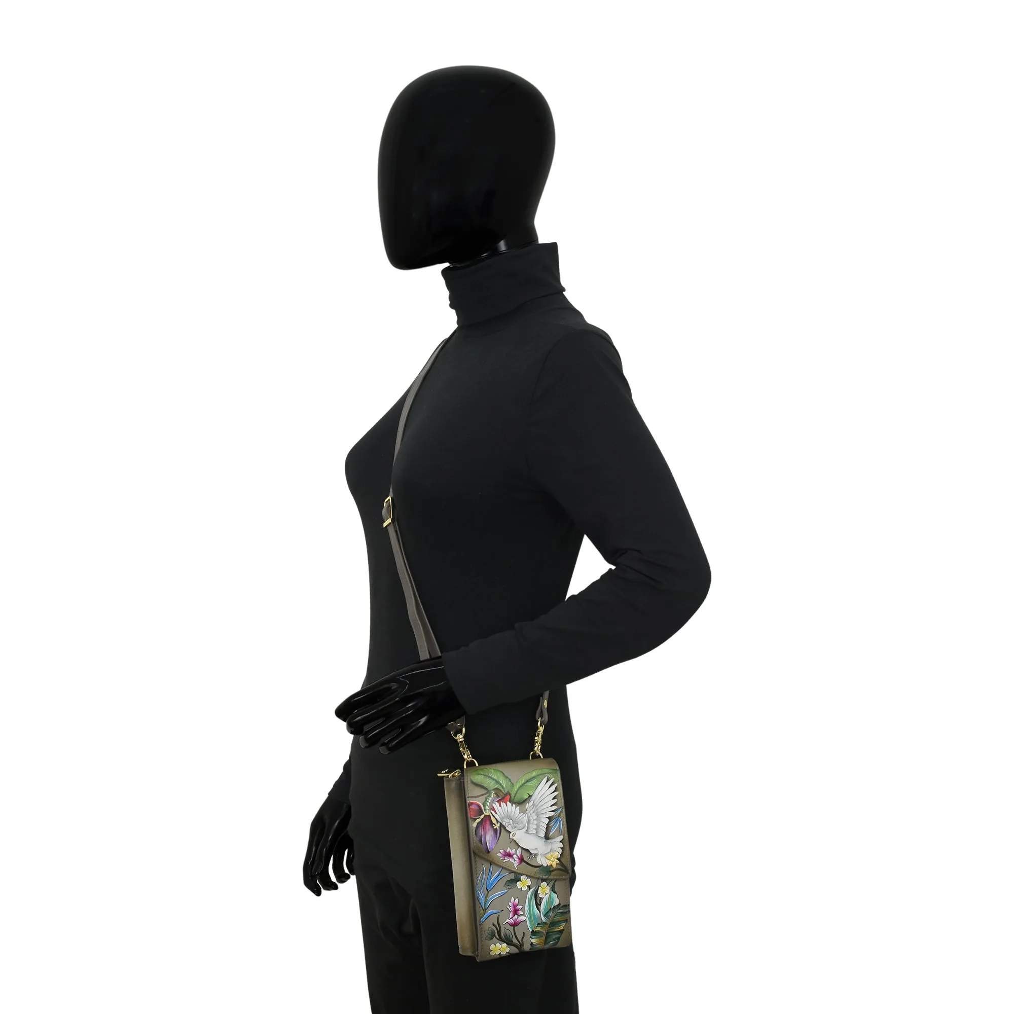 RFID Blocking Crossbody Phone Case - 1173
