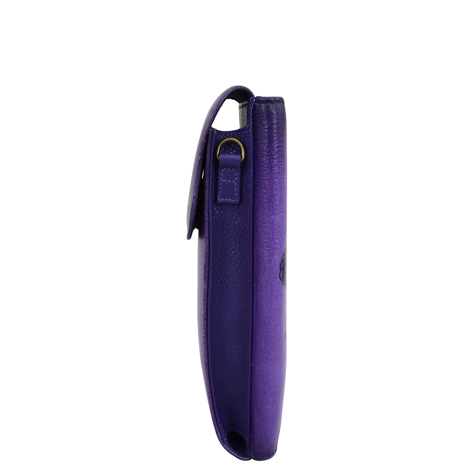 RFID Blocking Phone Wallet Organizer Crossbody - 1795
