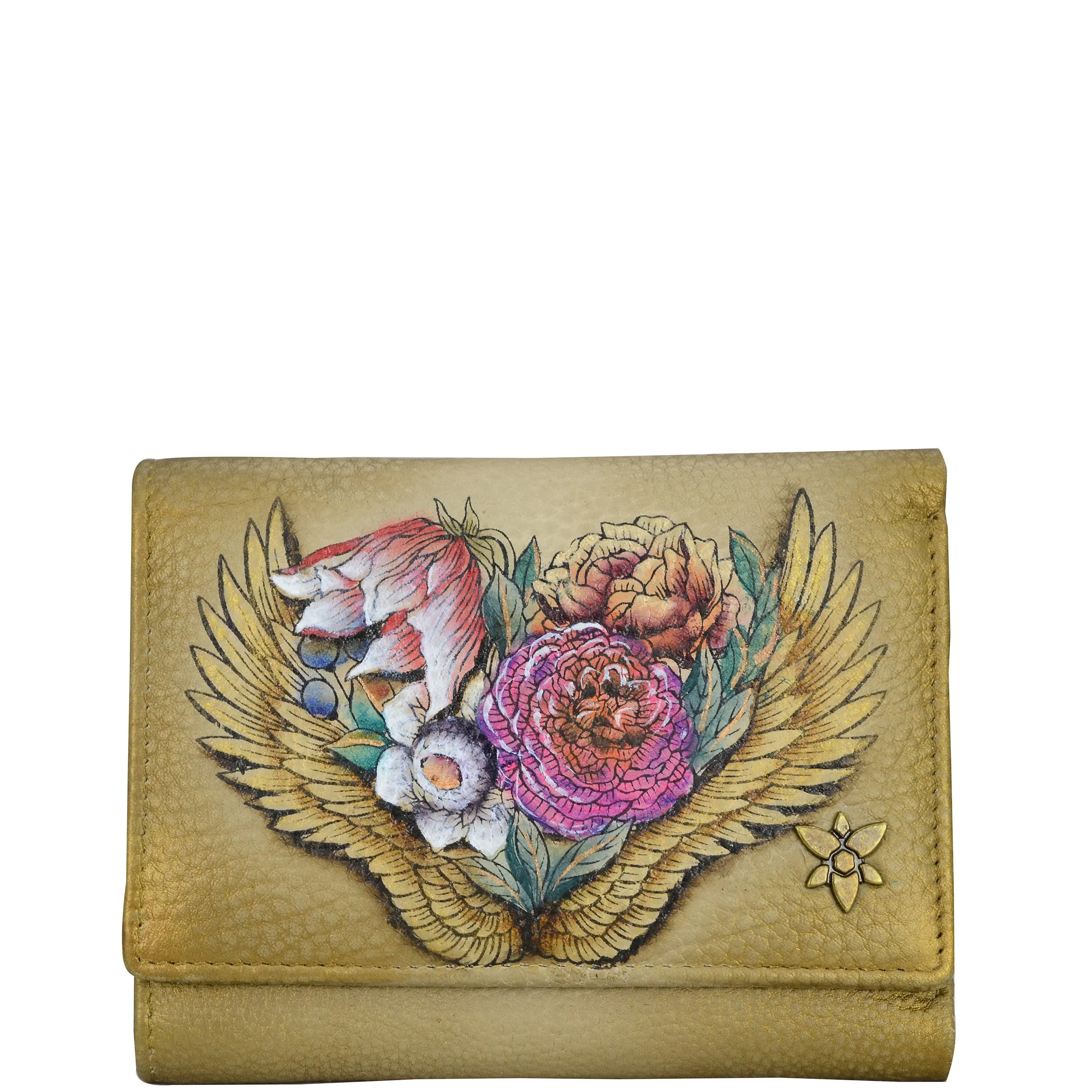 RFID Blocking Small Flap French Wallet - 1138