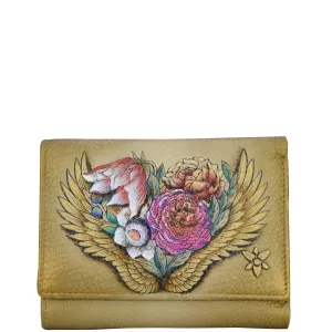 RFID Blocking Small Flap French Wallet - 1138
