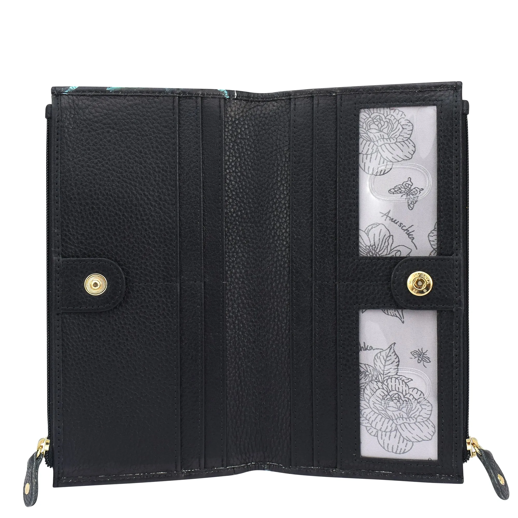 RFID Blocking Two Fold RFID Wallet - 1171