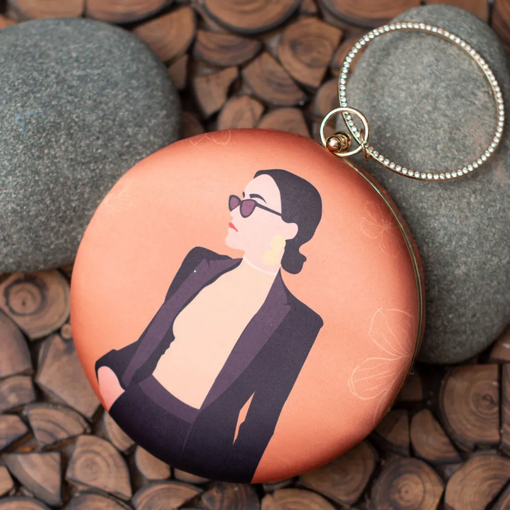 Round Pop Art Clutches