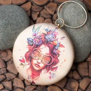 Round Pop Art Clutches