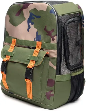 ROVERLUND Airline-Compliant Pet Backpack | Includes Laptop Storage | for Pets up to 25lbs