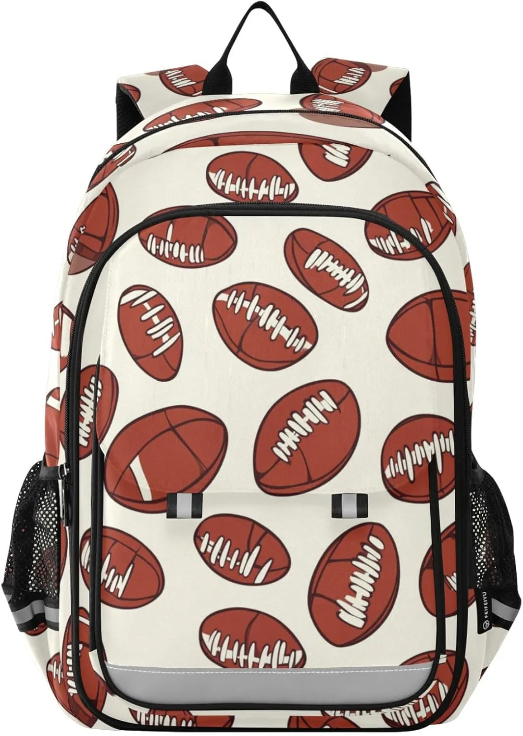 Rugby Balls Football Backpack for Boys Girls Elementary School Bag Kids Bookbag Travel Rucksack With Reflective Stripes Children's backpack