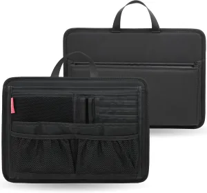 Rugged Organizer Insert for Briefcase Messenger Tote Bag Laptop iPad Computer Notebook Document