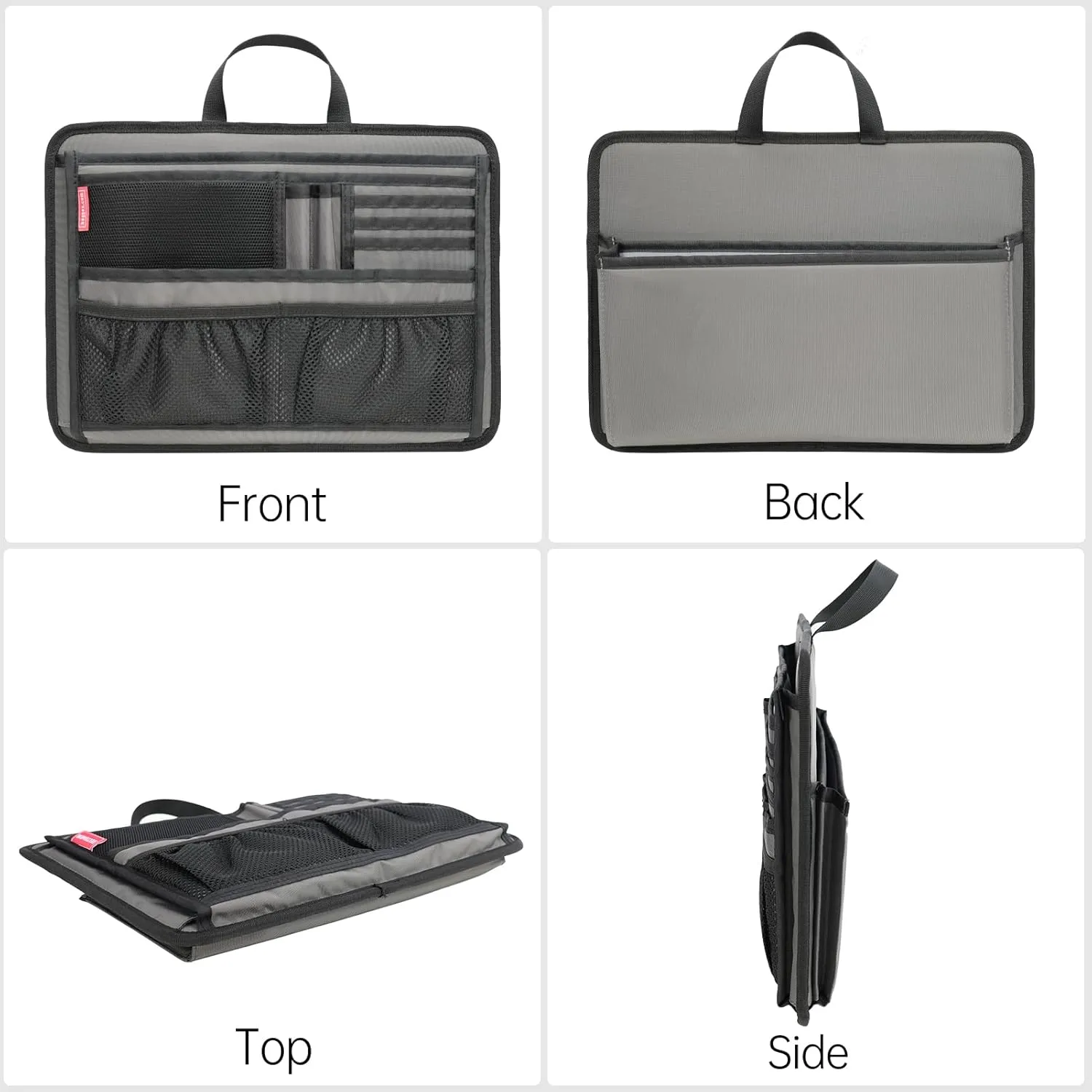Rugged Organizer Insert for Briefcase Messenger Tote Bag Laptop iPad Computer Notebook Document