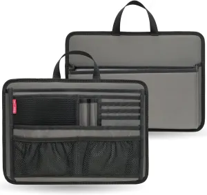 Rugged Organizer Insert for Briefcase Messenger Tote Bag Laptop iPad Computer Notebook Document