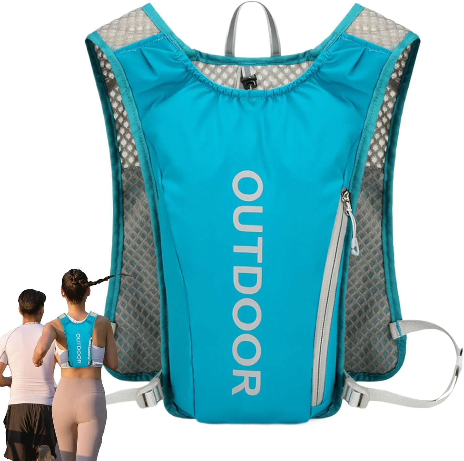 Running Vest | 5L Water Buffalo Hydration Backpack,Lightweight, Breathable, Adjustable Chest Straps Cycling Pouch for Men Women and Marathoner