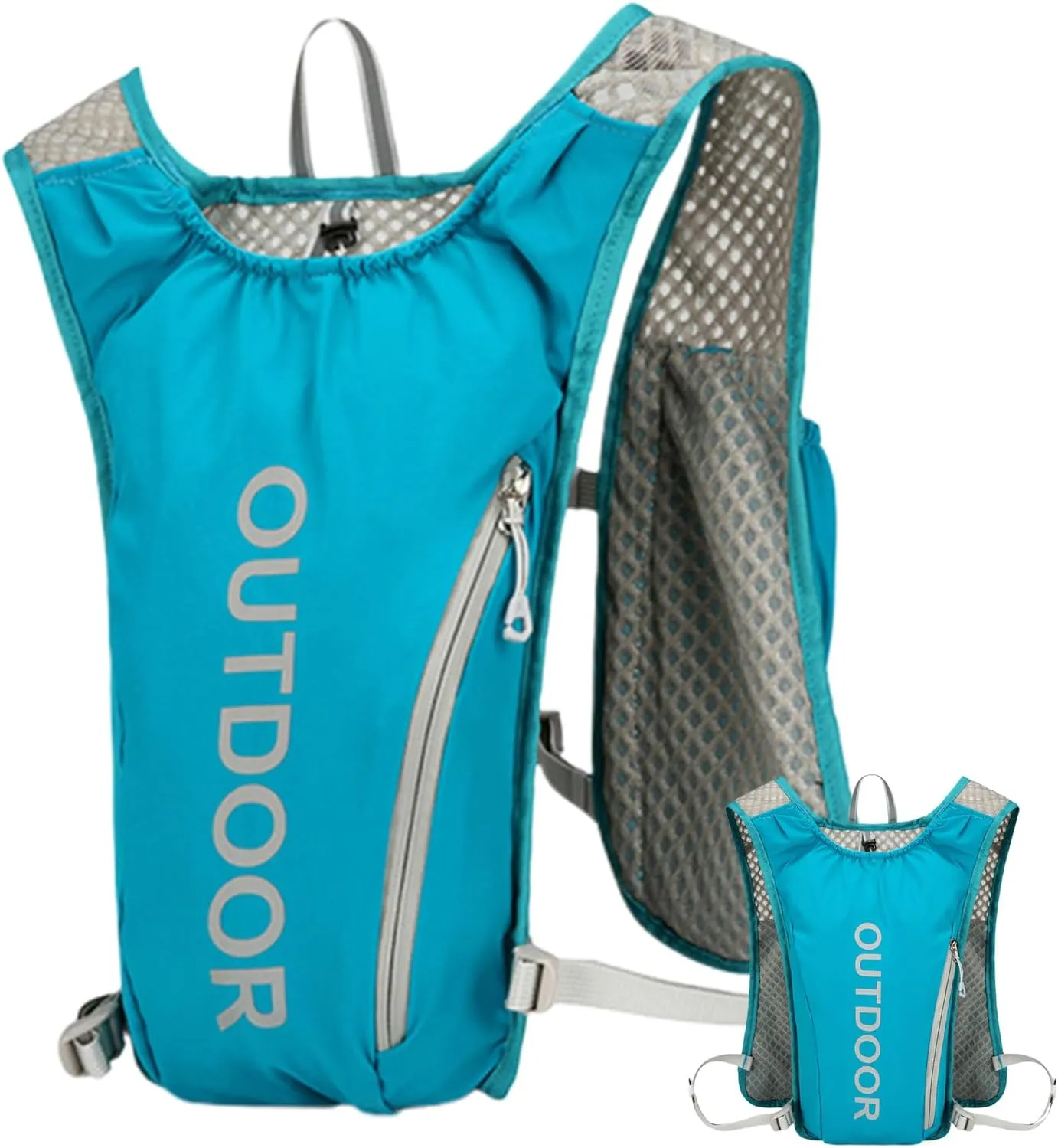 Running Vest | 5L Water Buffalo Hydration Backpack,Lightweight, Breathable, Adjustable Chest Straps Cycling Pouch for Men Women and Marathoner