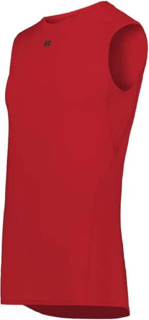 Russell Athletic Coolcore® Sleeveless Compression Tank True Red 2XL