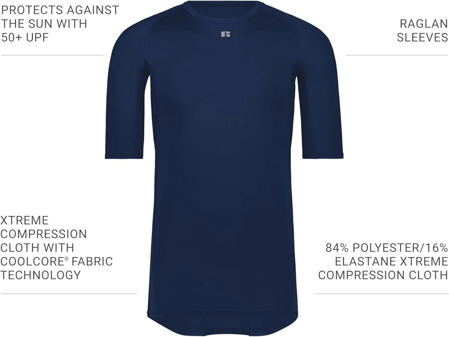 Russell Athletic Half Sleeve Compression Tee