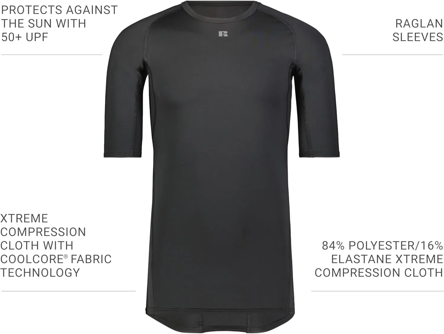 Russell Athletic Half Sleeve Compression Tee
