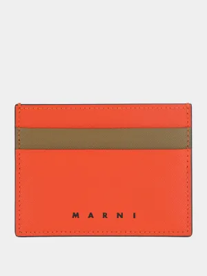 Saffiano Leather Card Holder