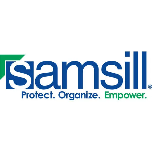 Samsill® Professional Vinyl Business Card File, Holds 160 2 x 3.5 Cards, 4.75 x 10.25, Black